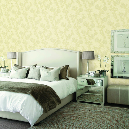 Signature Maison Smoke Premium Neutral Wallpaper by La Belle Maison