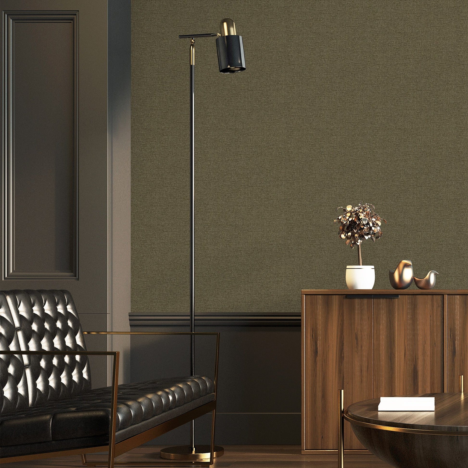 Signature Maison Stone Grey Signature Texture Wallpaper by La Belle Maison