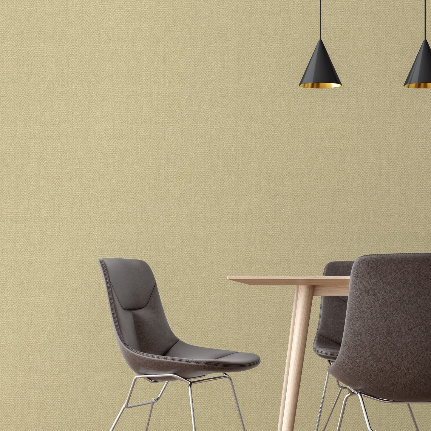 Signature Maison Dune Refined Linen Wallpaper by La Belle Maison