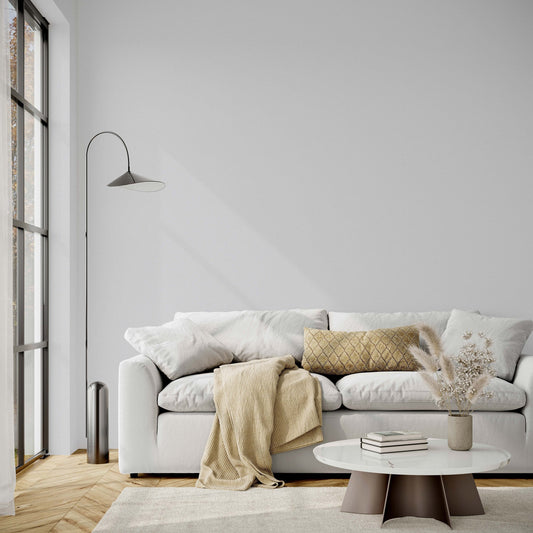 Soft Hue Silver Taupe Muted Texture Wallpaper by La Belle Maison