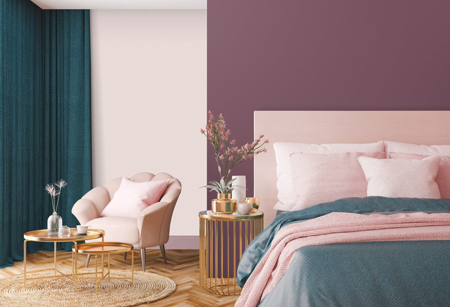 Soft Hue 24204-5 room wallpaper by La Belle Maison