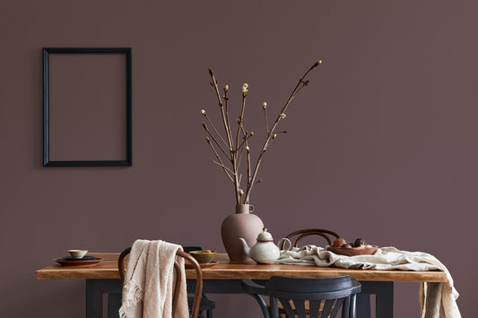 Soft Hue Rust Muted Texture Wallpaper by La Belle Maison
