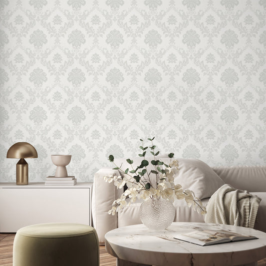 Soft Hue Dove Soft Tone Wallpaper by La Belle Maison