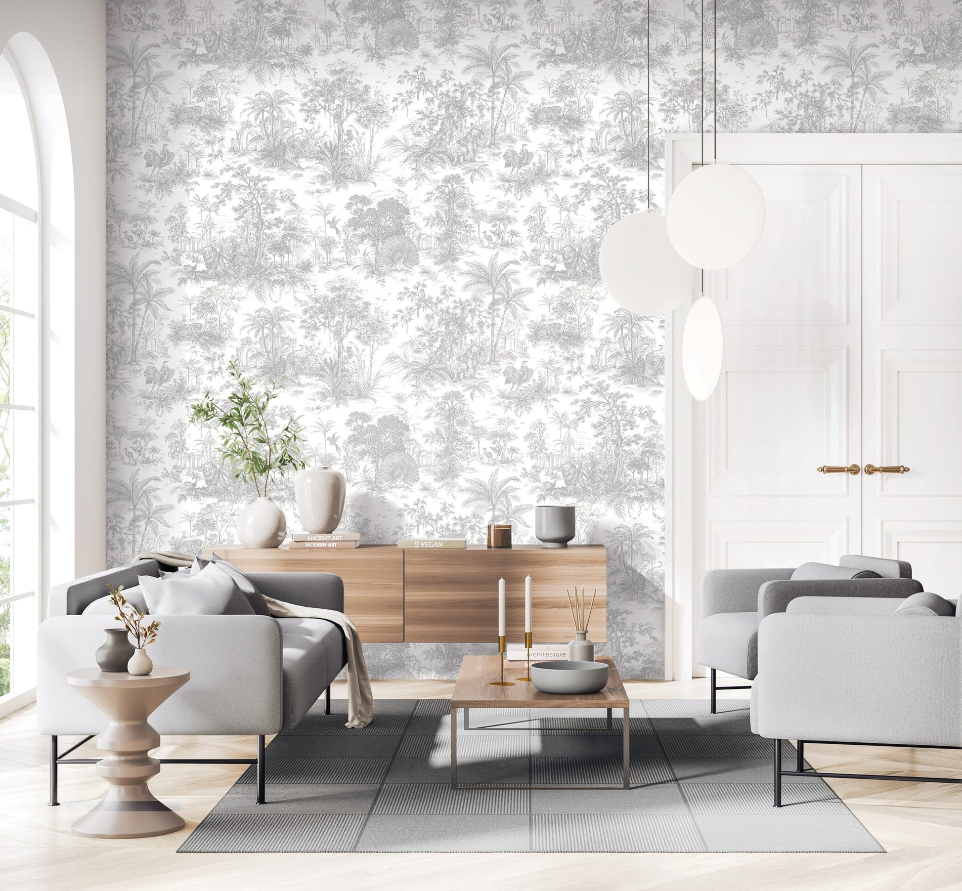 Soft Hue 24207-1 room wallpaper by La Belle Maison