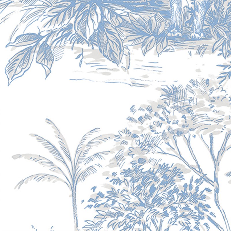 Soft Hue Stone Grey Calm Linen Wallpaper by La Belle Maison