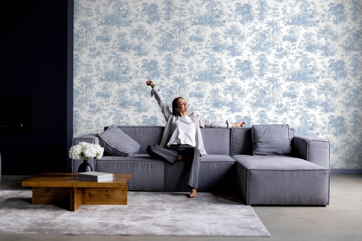 Soft Hue 24207-2 room wallpaper by La Belle Maison
