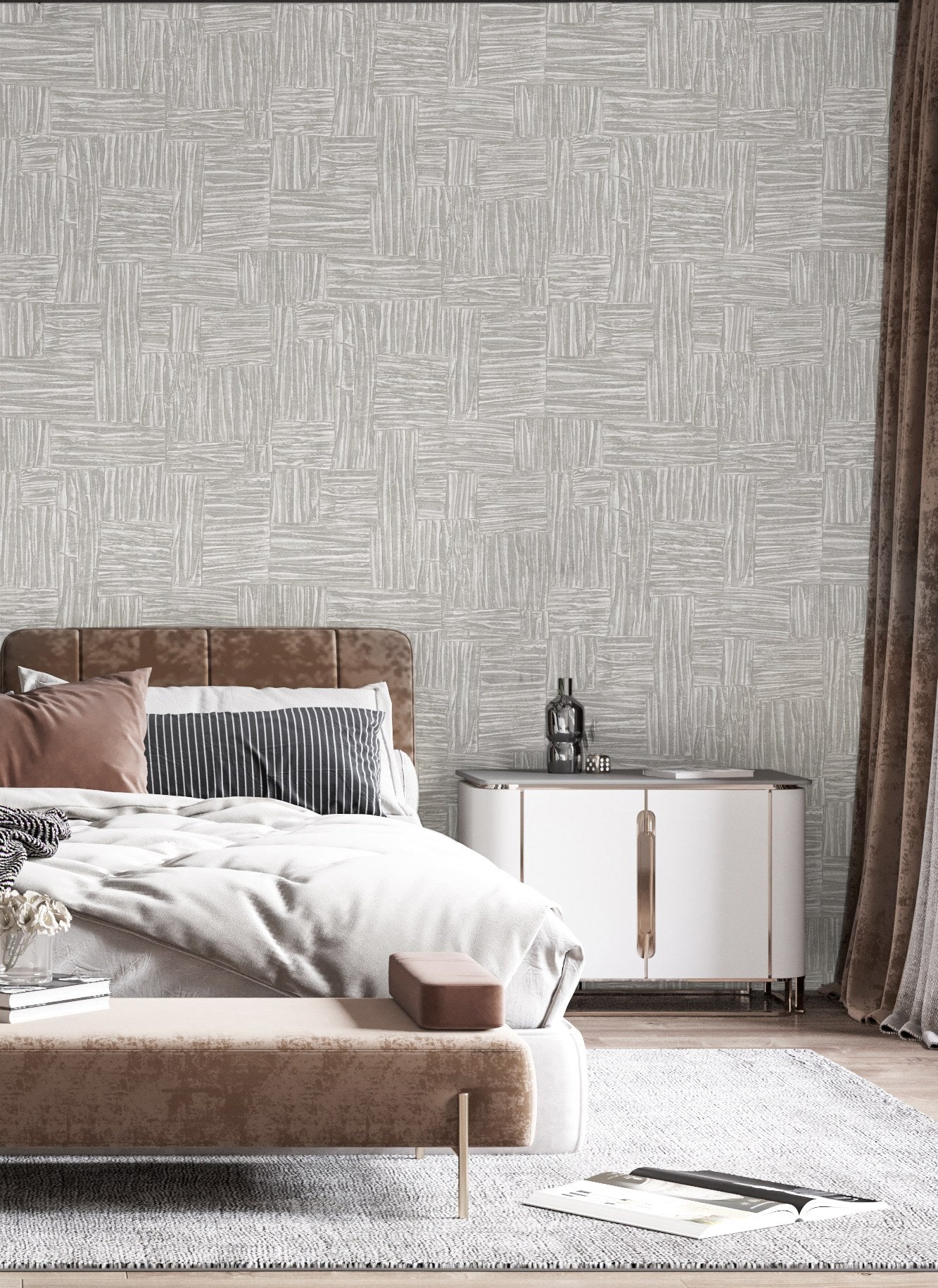 The Muse Collection 25101-2 room wallpaper by La Belle Maison