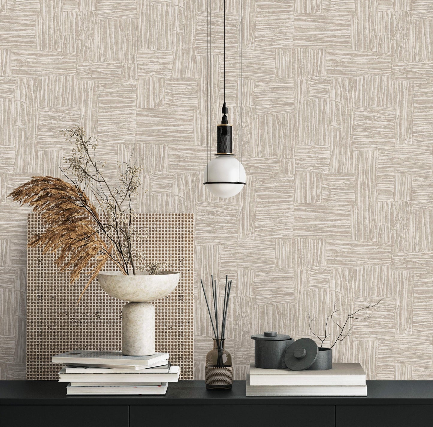 The Muse Collection 25101-3 room wallpaper by La Belle Maison