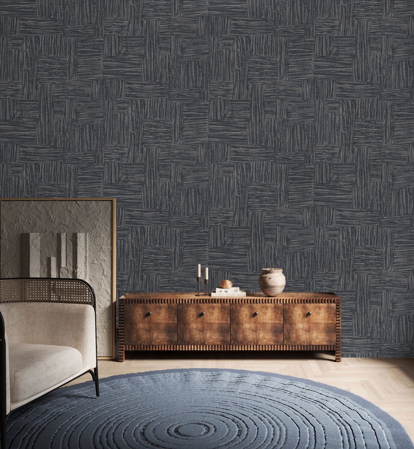 The Muse Collection 25101-6 room wallpaper by La Belle Maison