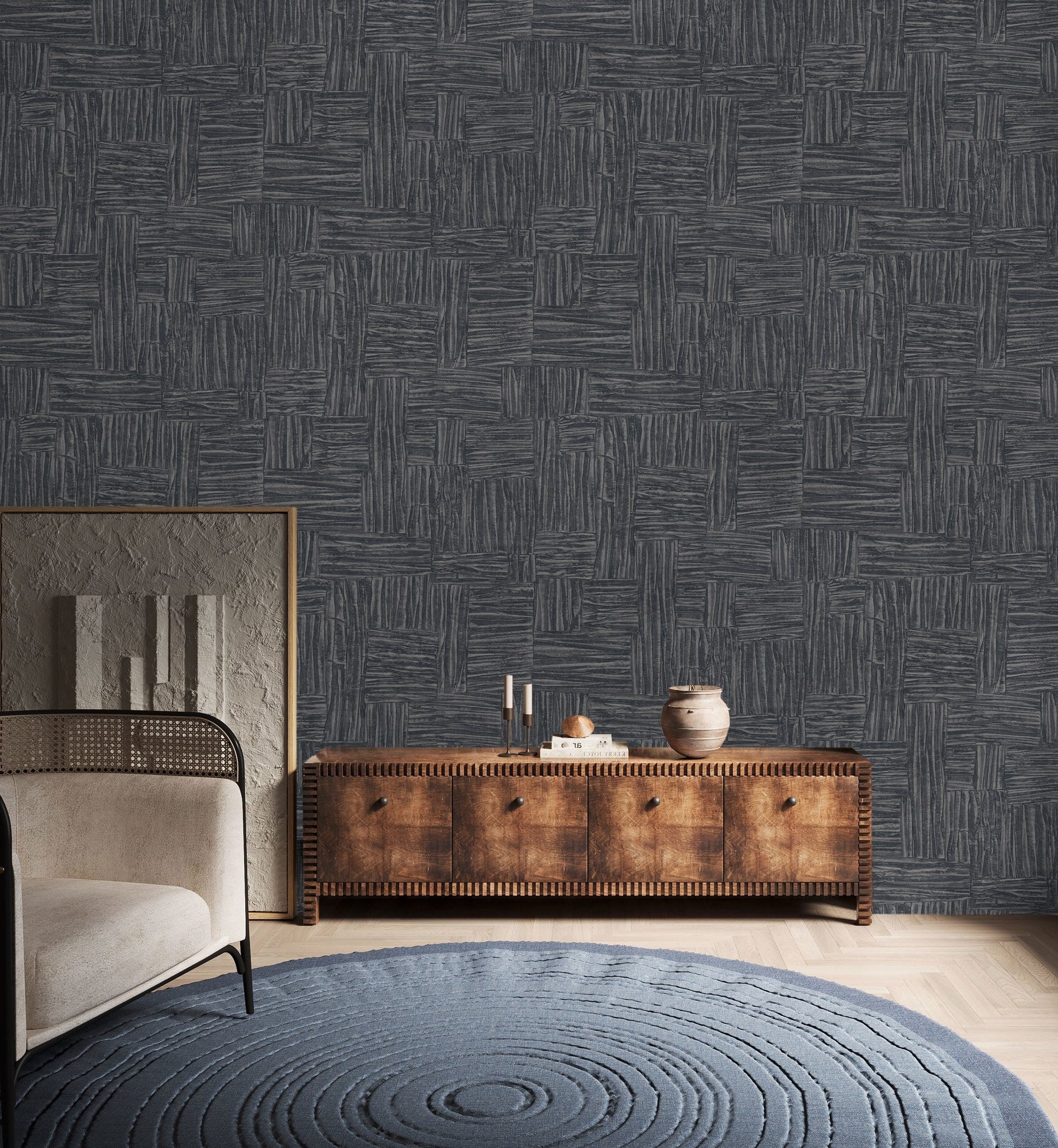 The Muse Collection 25101-6 room wallpaper by La Belle Maison