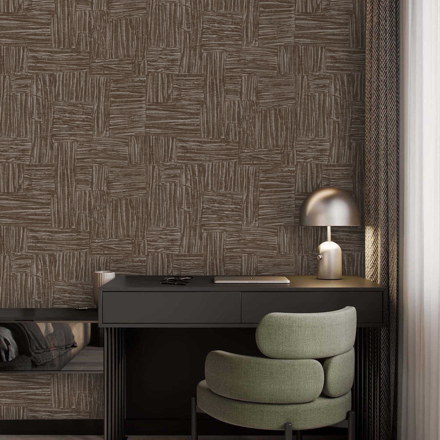 The Muse Collection Mushroom Creative Pattern Wallpaper by La Belle Maison