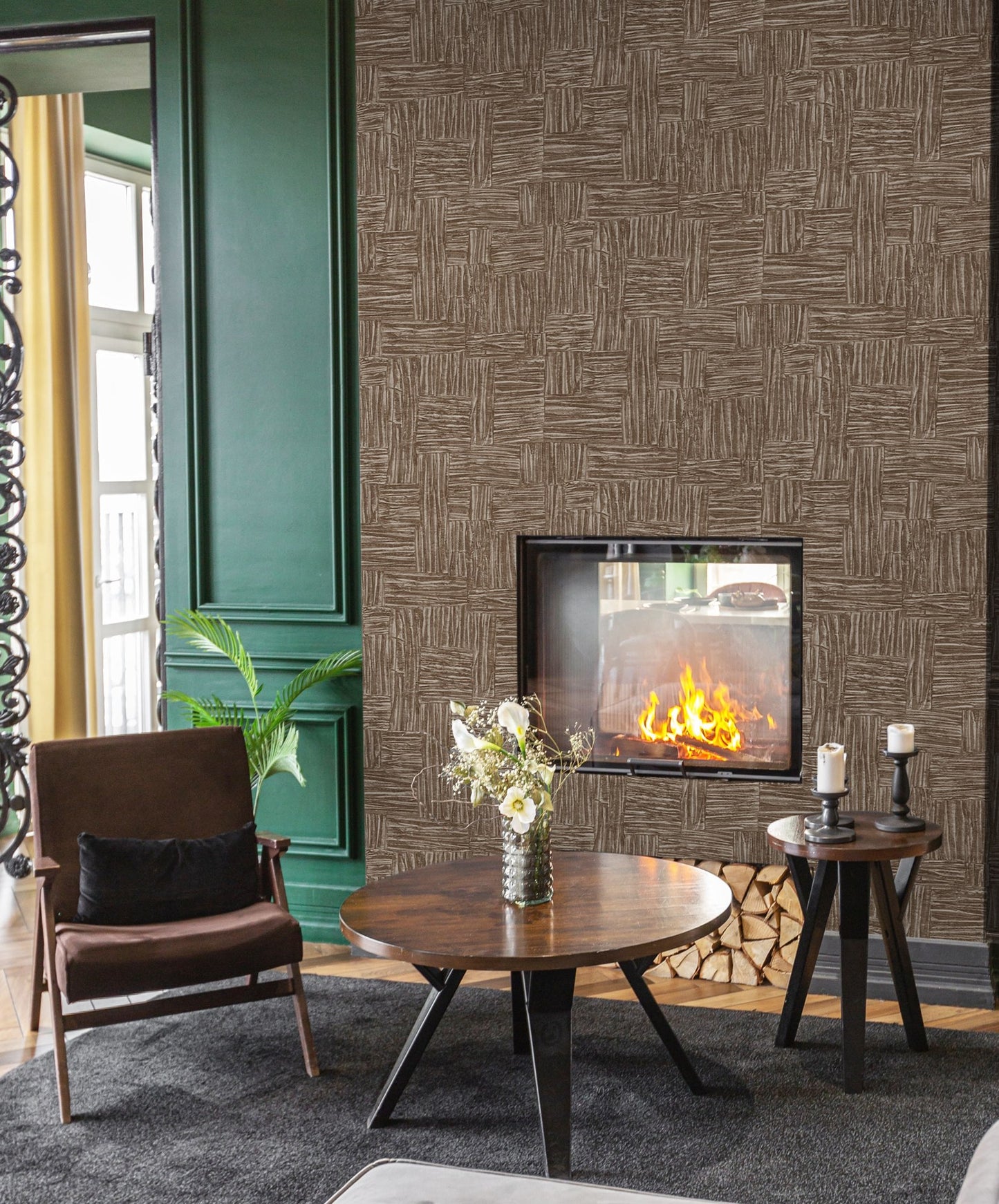 The Muse Collection 25101-8 room wallpaper by La Belle Maison