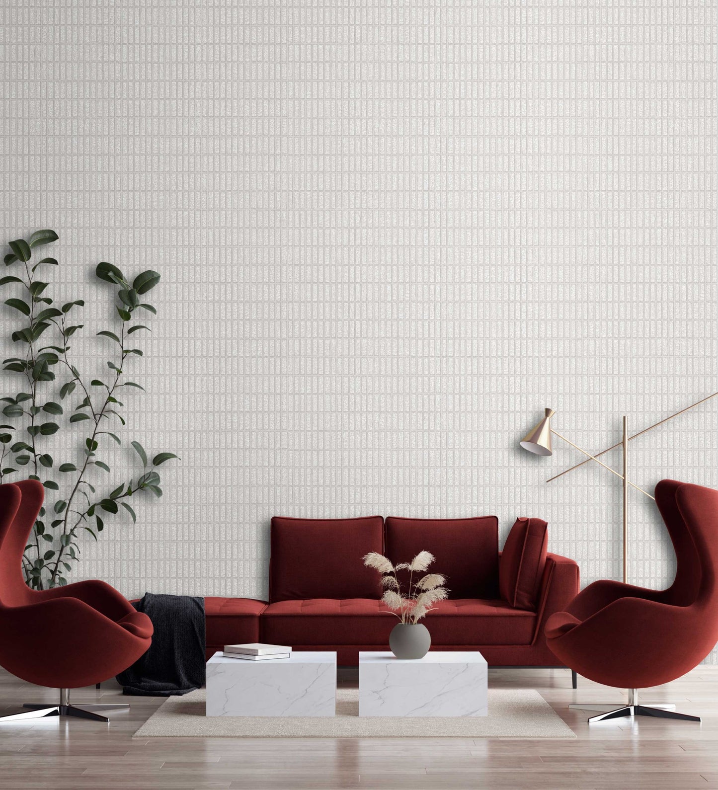 The Muse Collection 25102-1 room wallpaper by La Belle Maison