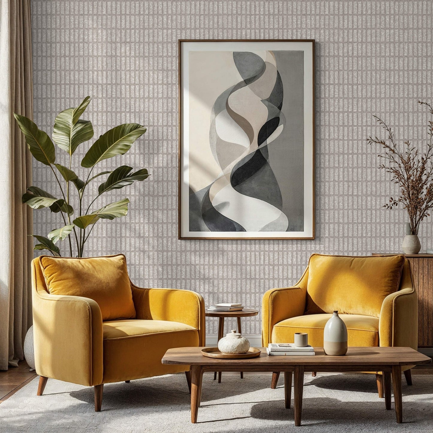 The Muse Collection 25102-3 room wallpaper by La Belle Maison