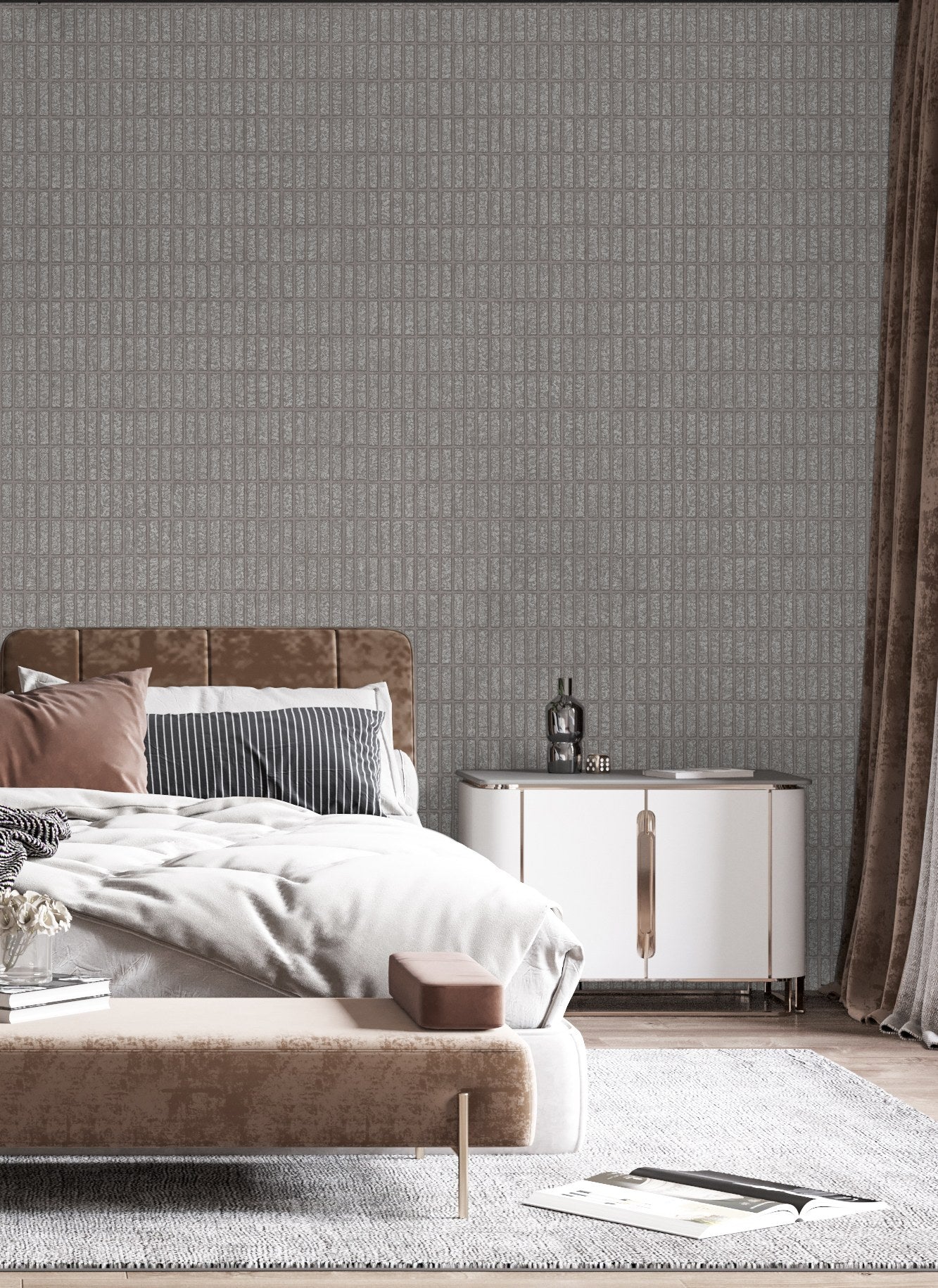 The Muse Collection 25102-4 room wallpaper by La Belle Maison