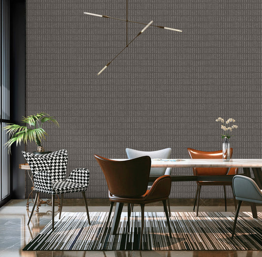 The Muse Collection Slate Studio Motif Wallpaper by La Belle Maison