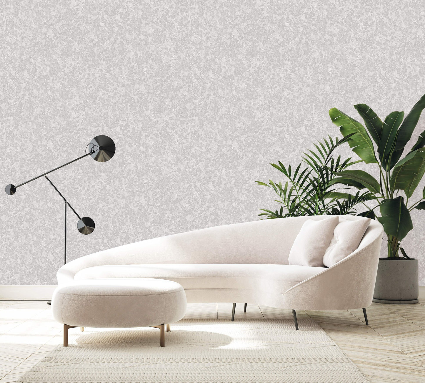 The Muse Collection Mist Artistic Texture Wallpaper by La Belle Maison