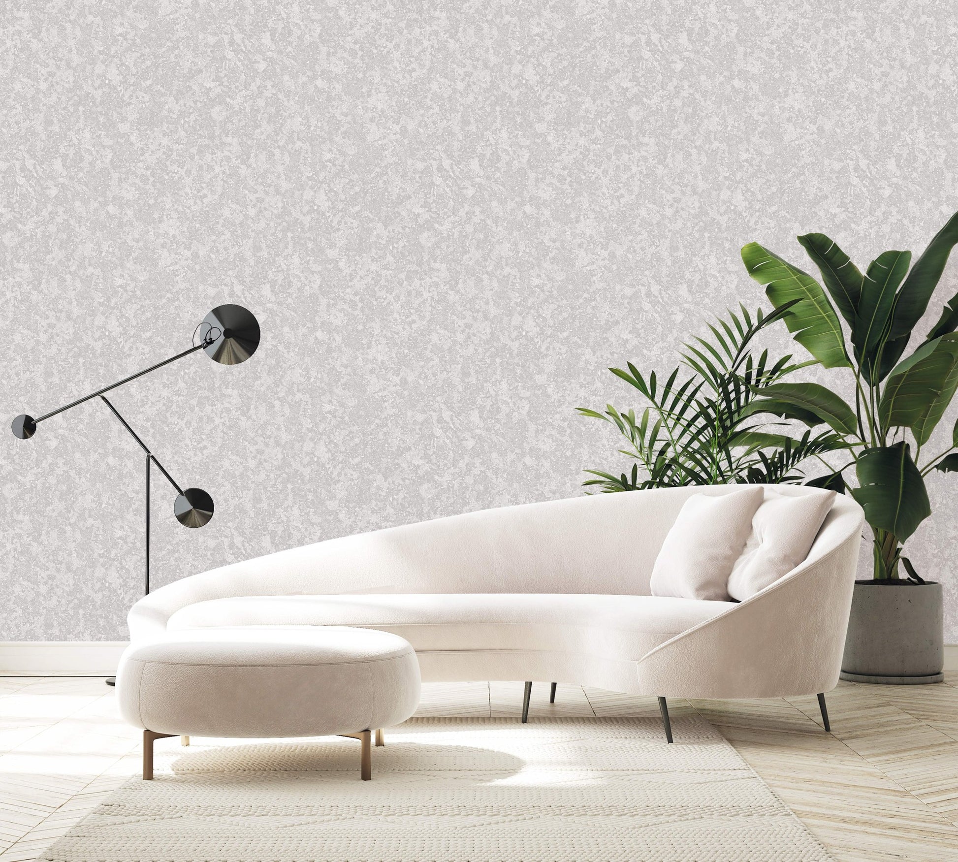 The Muse Collection Mist Artistic Texture Wallpaper by La Belle Maison