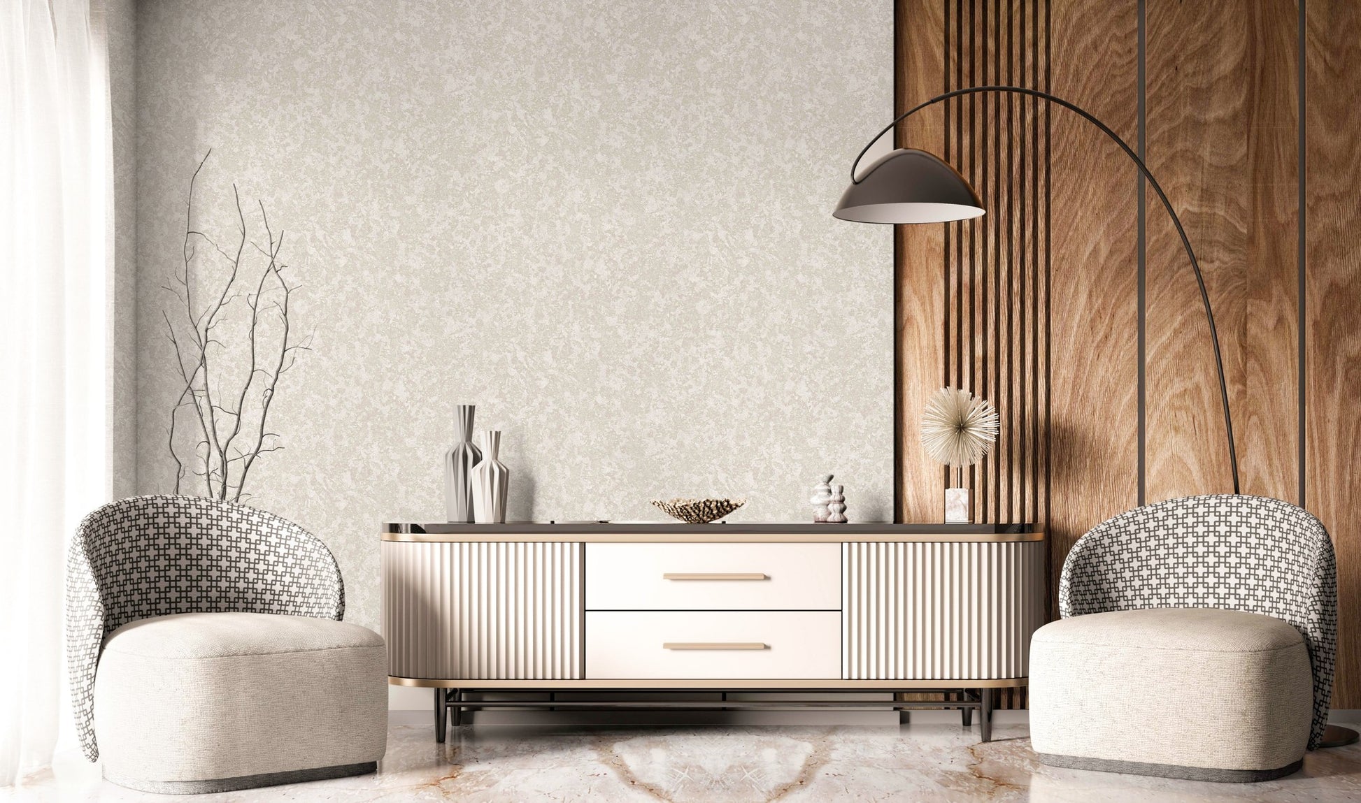 The Muse Collection 25103-2 room wallpaper by La Belle Maison