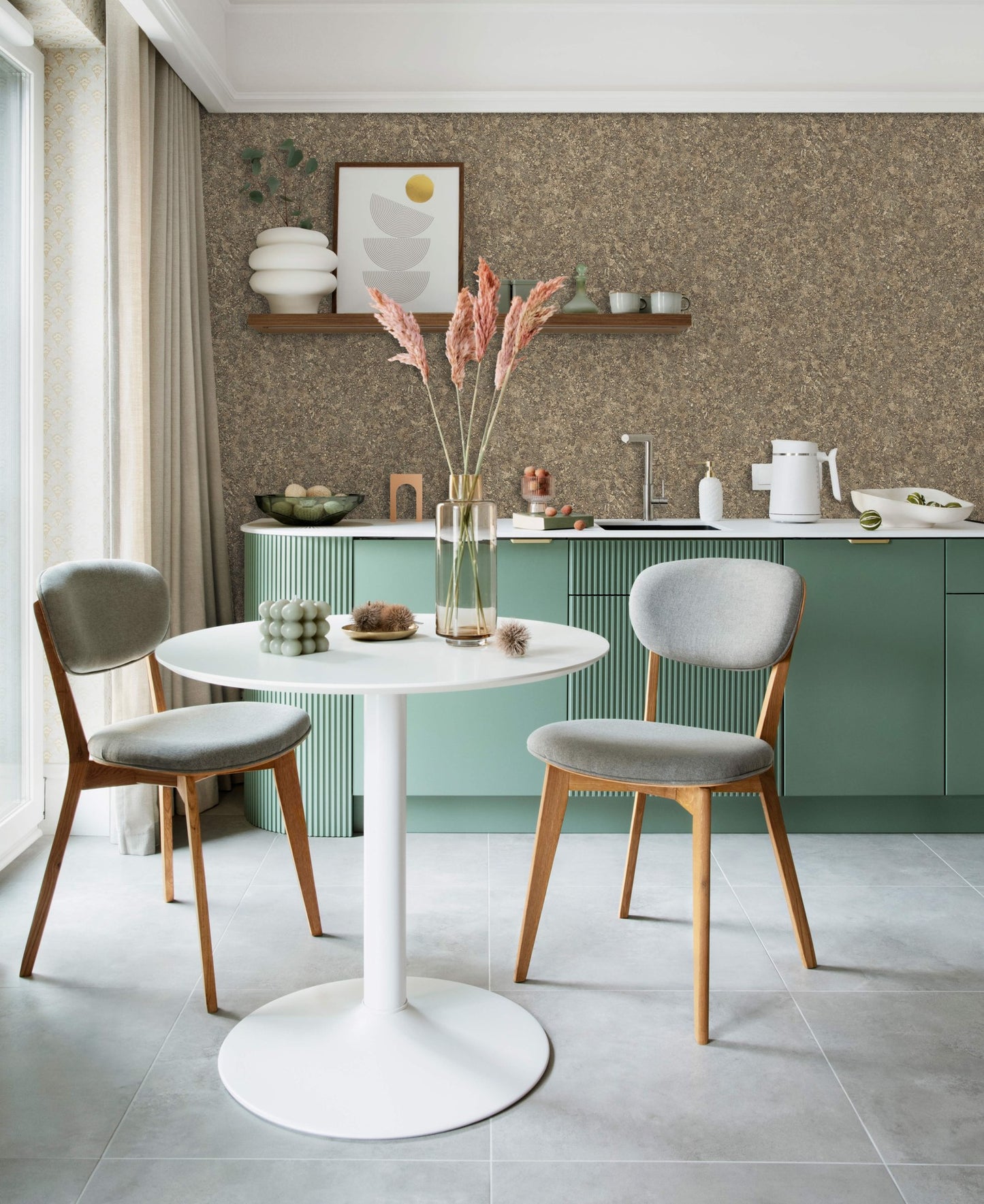 The Muse Collection 25103-5 room wallpaper by La Belle Maison