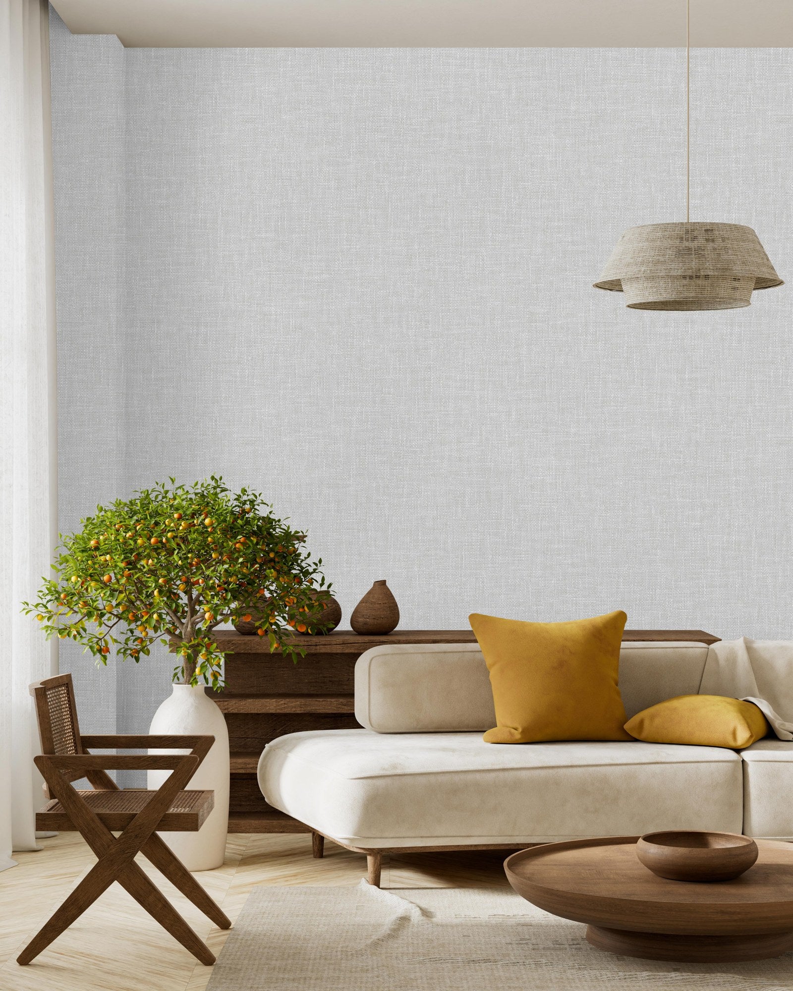 The Muse Collection Dove Modern Texture Wallpaper by La Belle Maison
