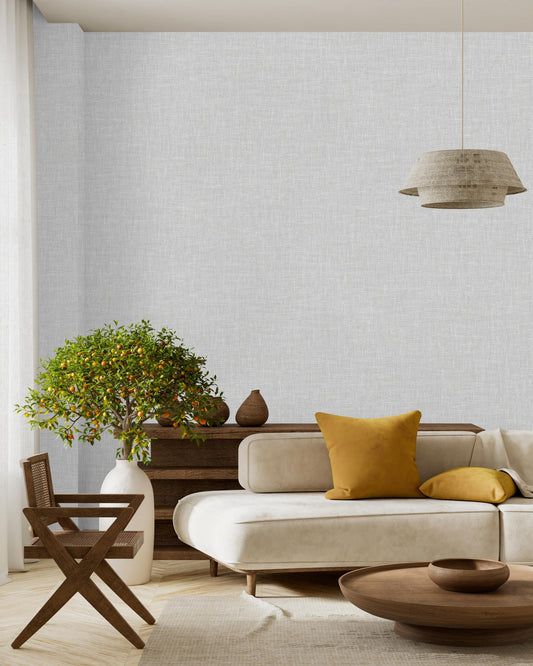 The Muse Collection Dove Modern Texture Wallpaper by La Belle Maison