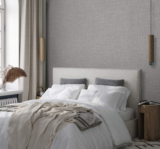 The Muse Collection Truffle Modern Texture Wallpaper by La Belle Maison