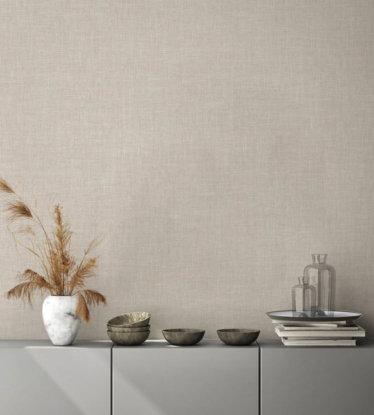 The Muse Collection Dove Grey Artful Surface Wallpaper by La Belle Maison