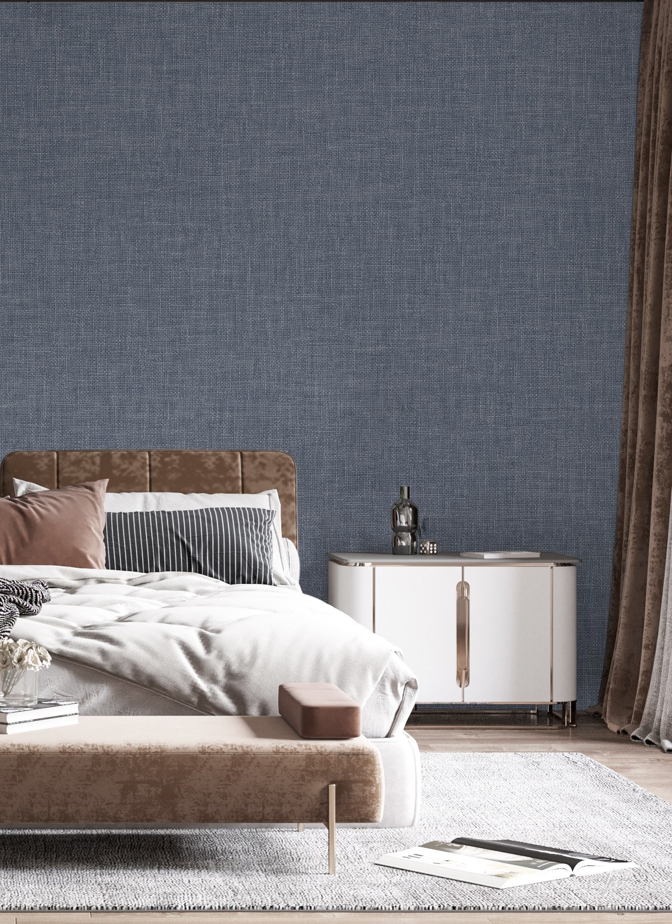 The Muse Collection 25104-9 room wallpaper by La Belle Maison