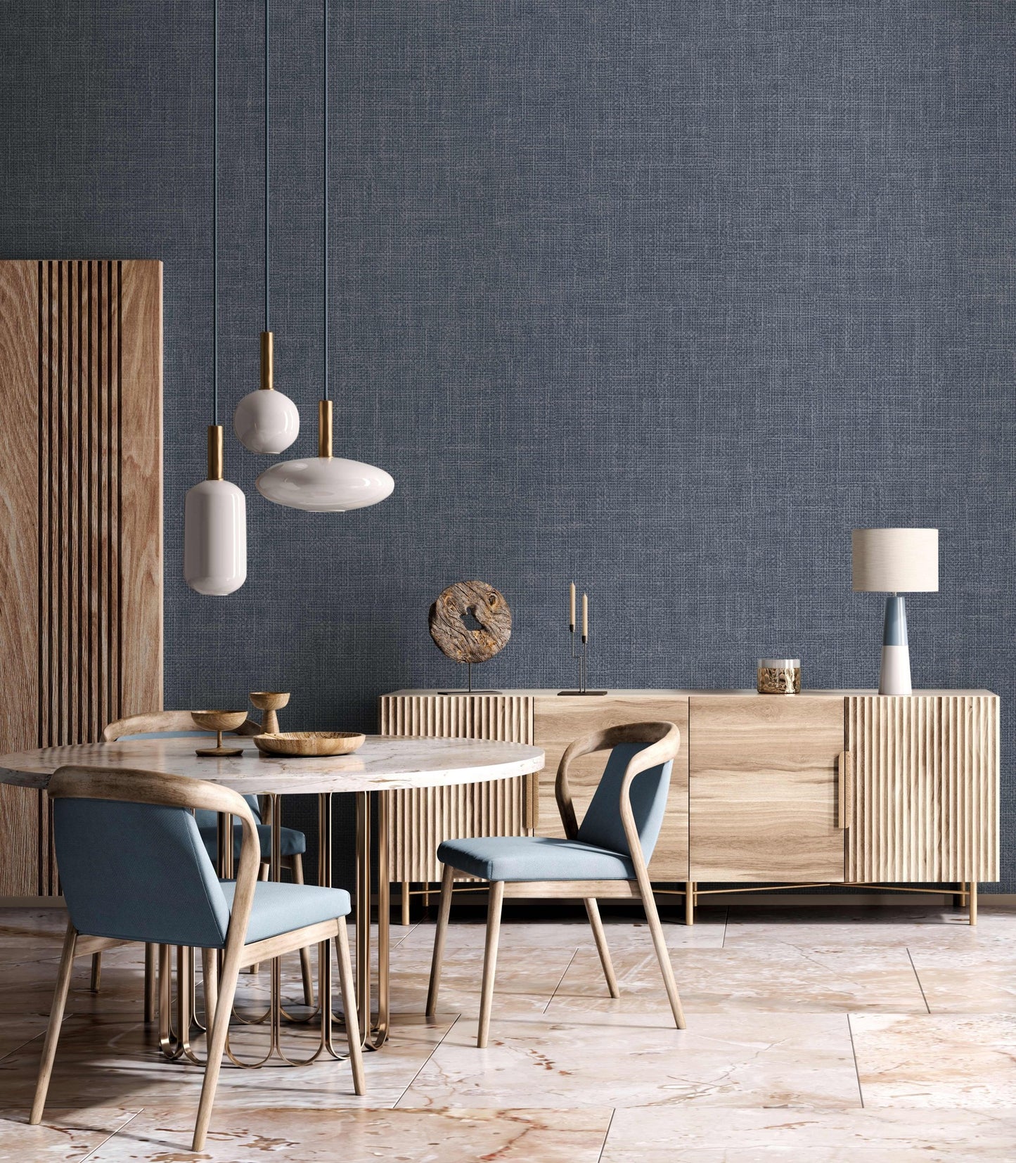 The Muse Collection 25104-9 room wallpaper by La Belle Maison