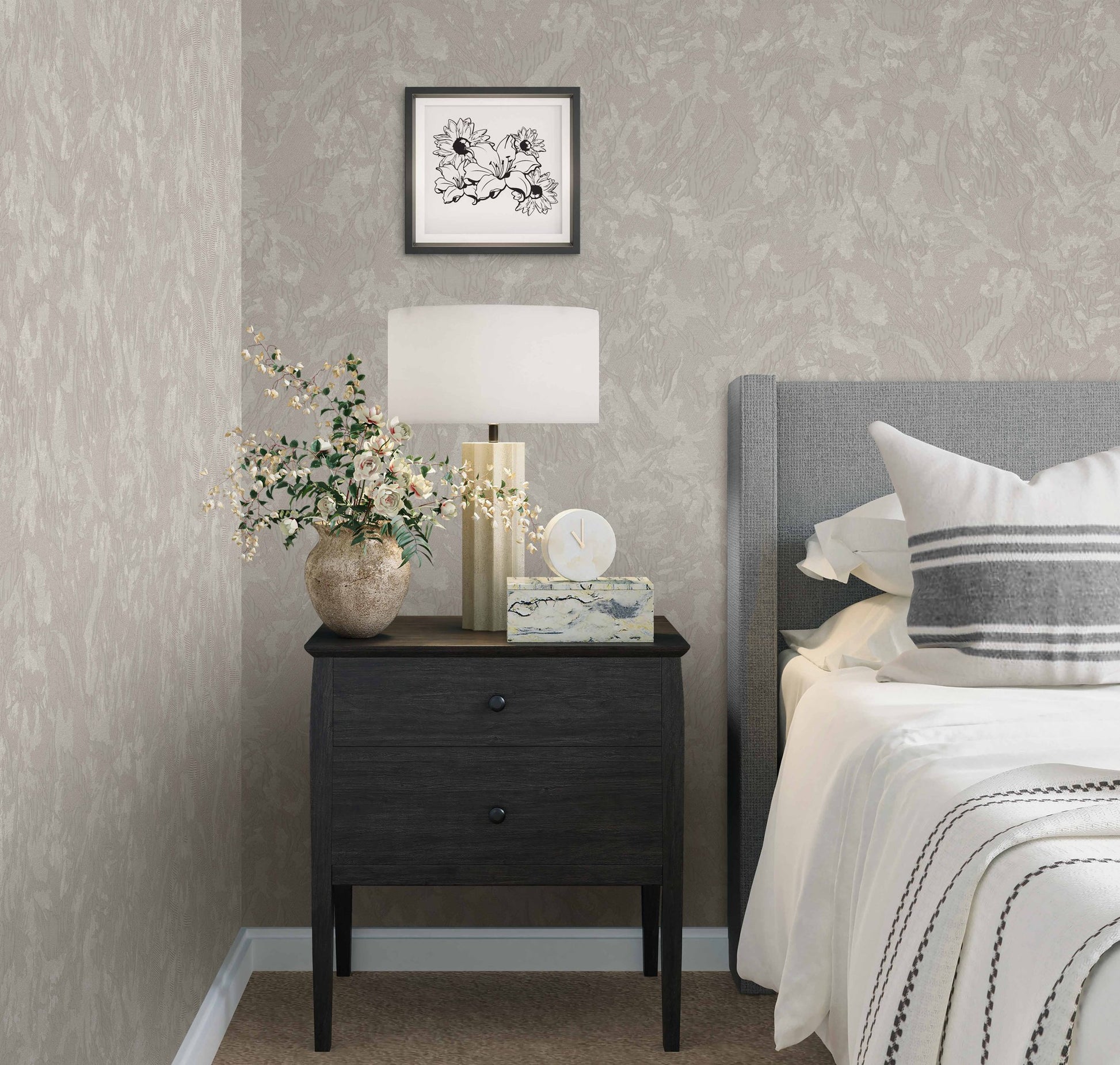 The Muse Collection 25107-2 room wallpaper by La Belle Maison