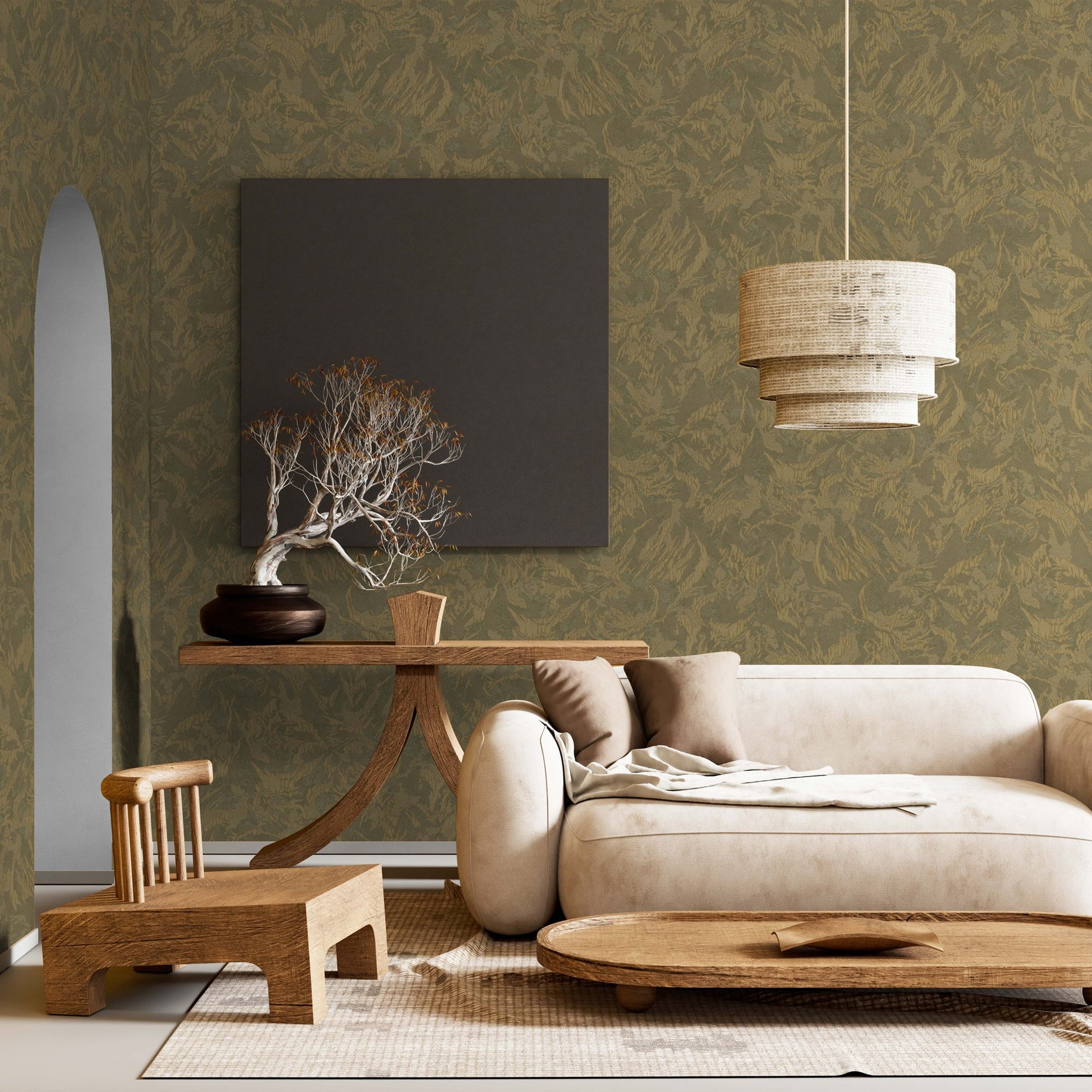 The Muse Collection 25107-4 room wallpaper by La Belle Maison