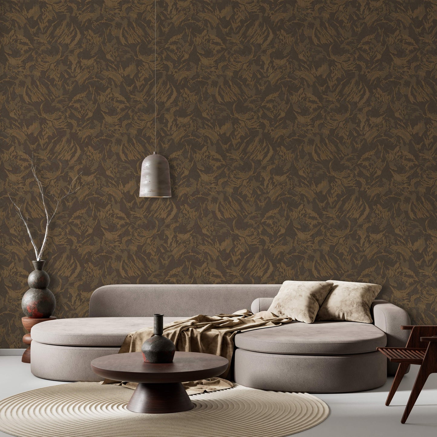 The Muse Collection 25107-5 room wallpaper by La Belle Maison