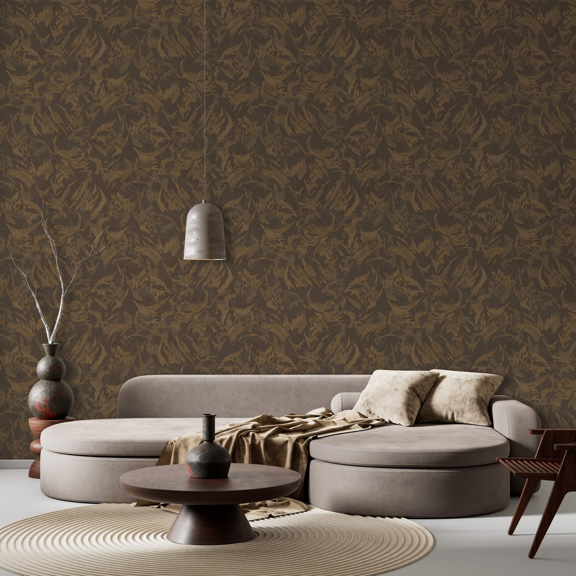 The Muse Collection 25107-5 room wallpaper by La Belle Maison