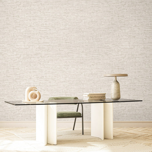The Muse Collection Biscuit Artistic Texture Wallpaper by La Belle Maison