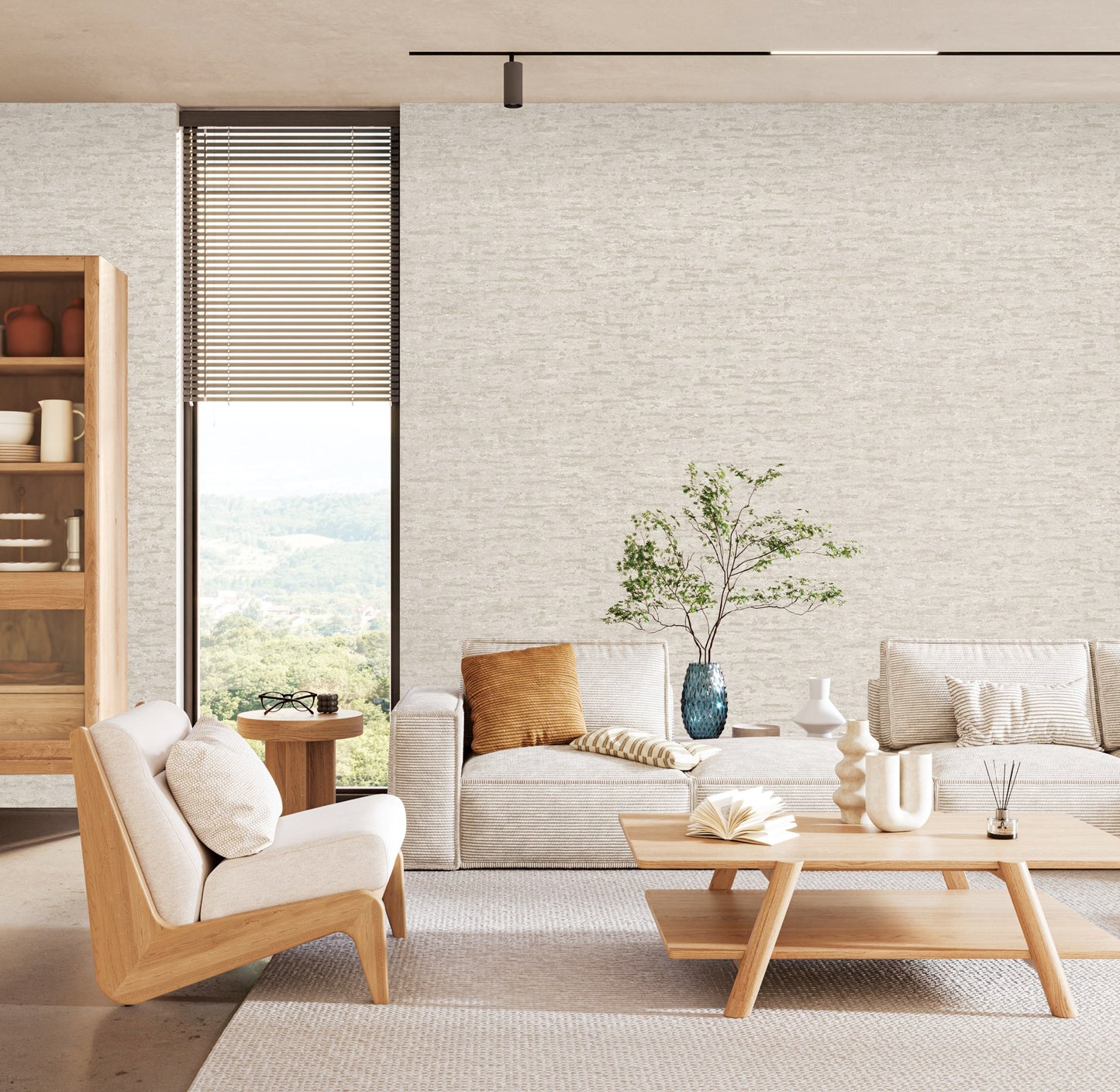 The Muse Collection 25108-2 room wallpaper by La Belle Maison