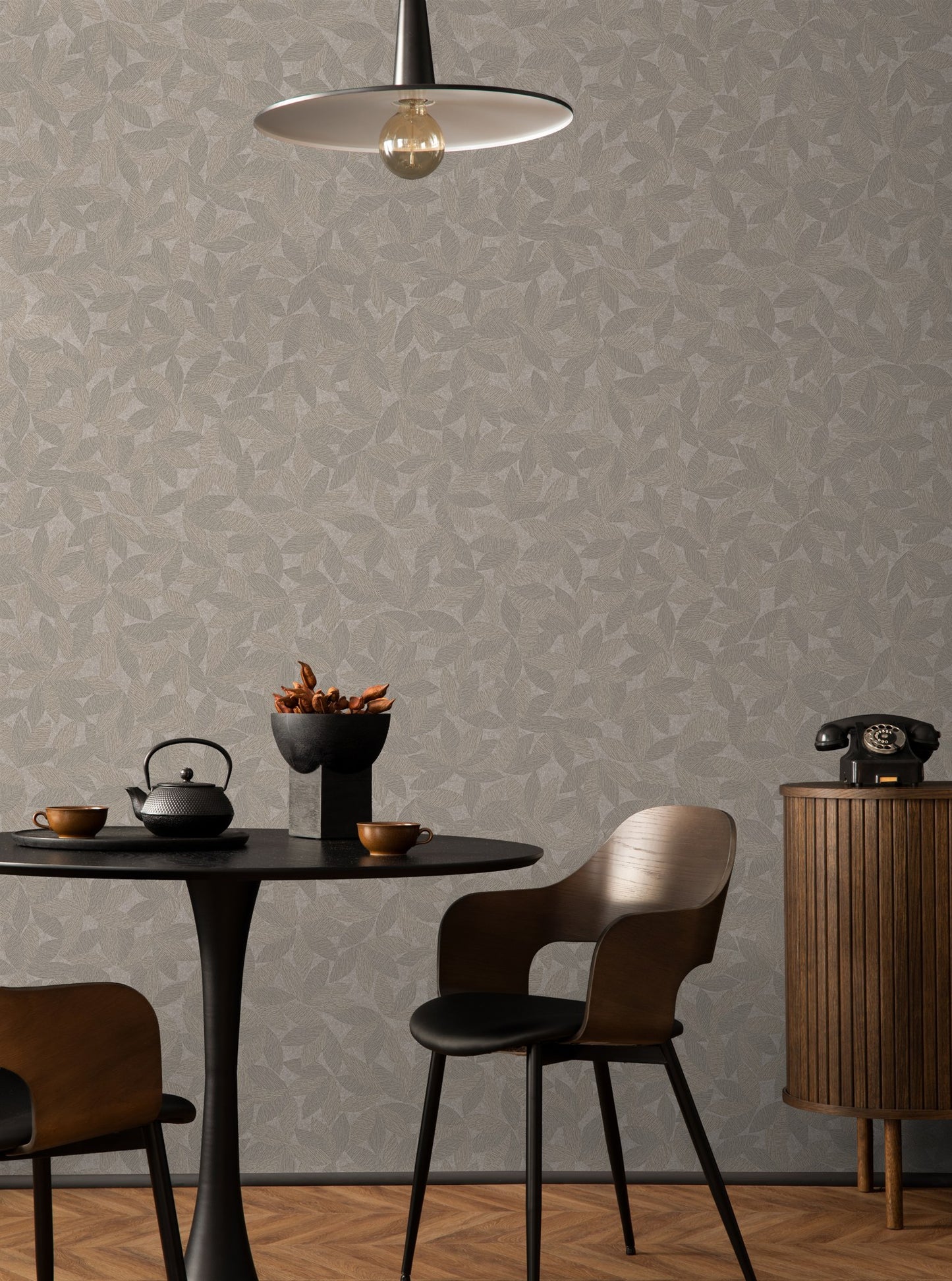 The Muse Collection Fawn Muted Botanical Wallpaper by La Belle Maison