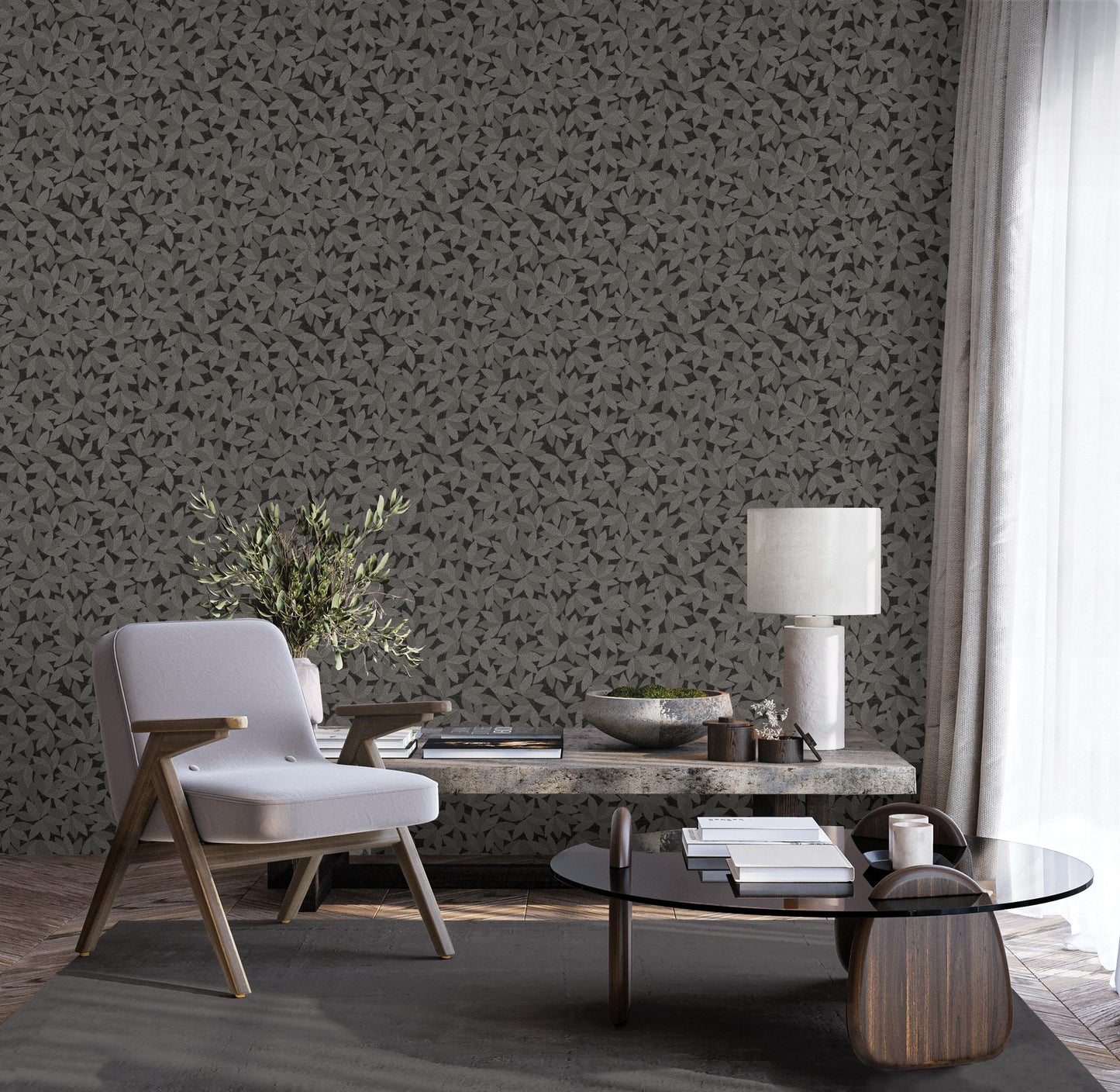 The Muse Collection 25109-6 room wallpaper by La Belle Maison