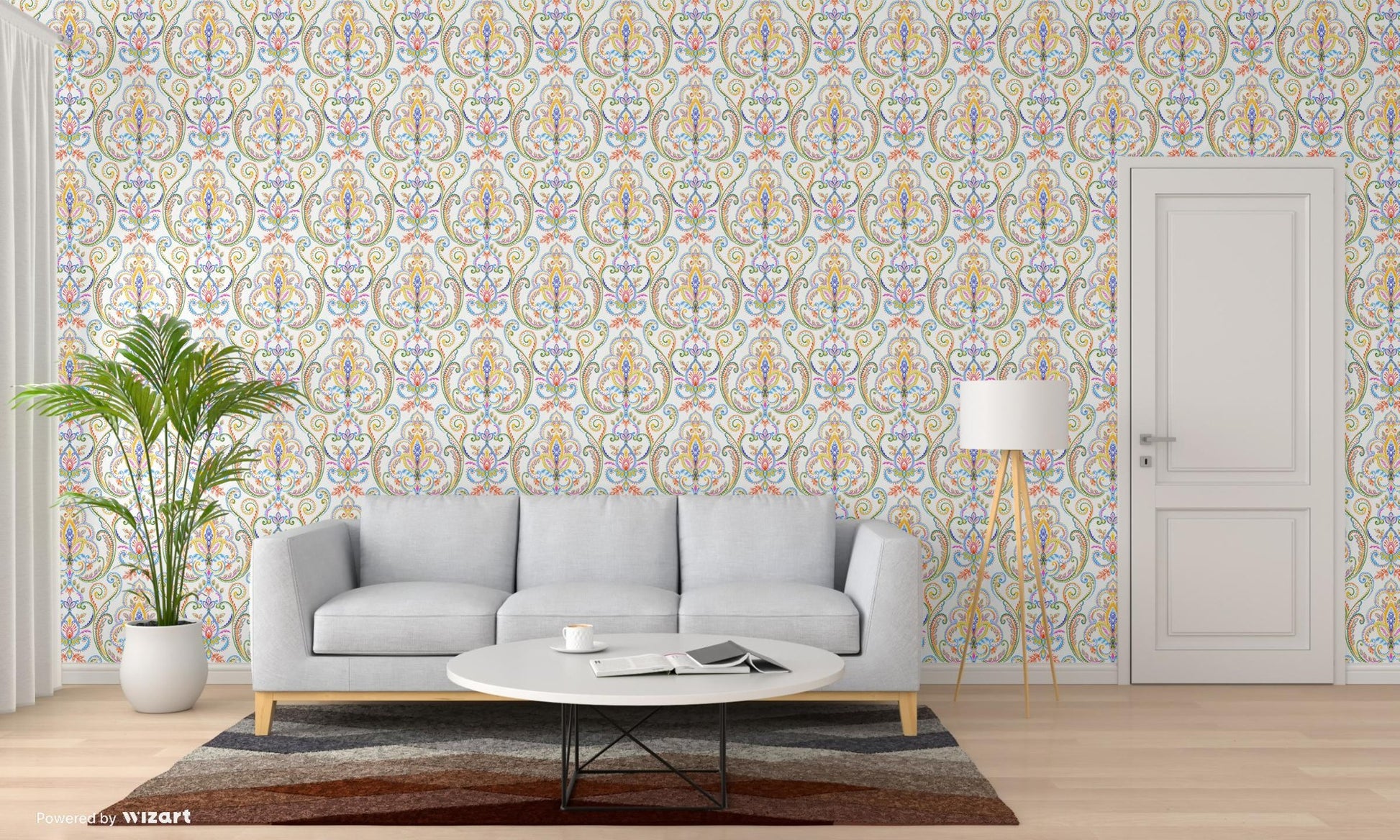 Tropical Maison 9901-3 room wallpaper by La Belle Maison