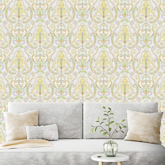 Tropical Maison Pebble Fresh Tropical Wallpaper by La Belle Maison
