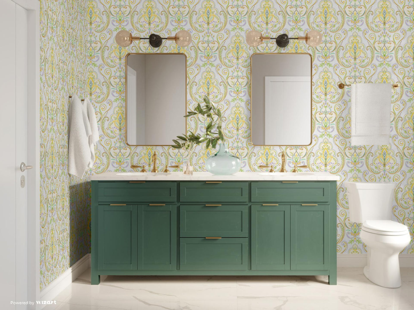 Tropical Maison 9901-4 room wallpaper by La Belle Maison