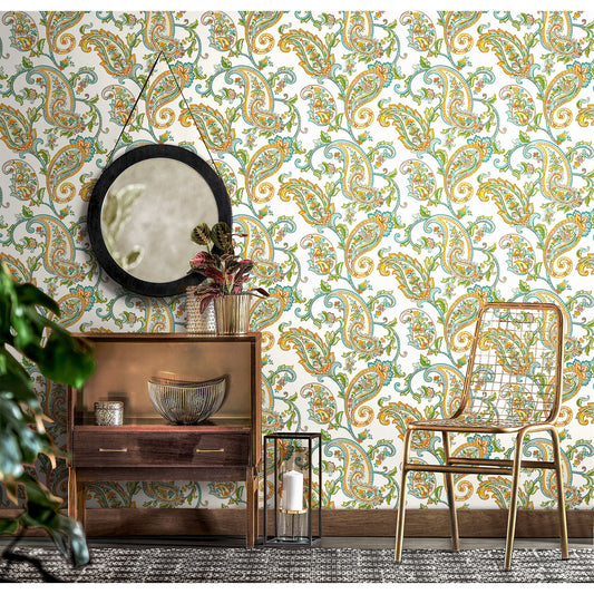 Tropical Maison Dune Garden Mural Wallpaper by La Belle Maison