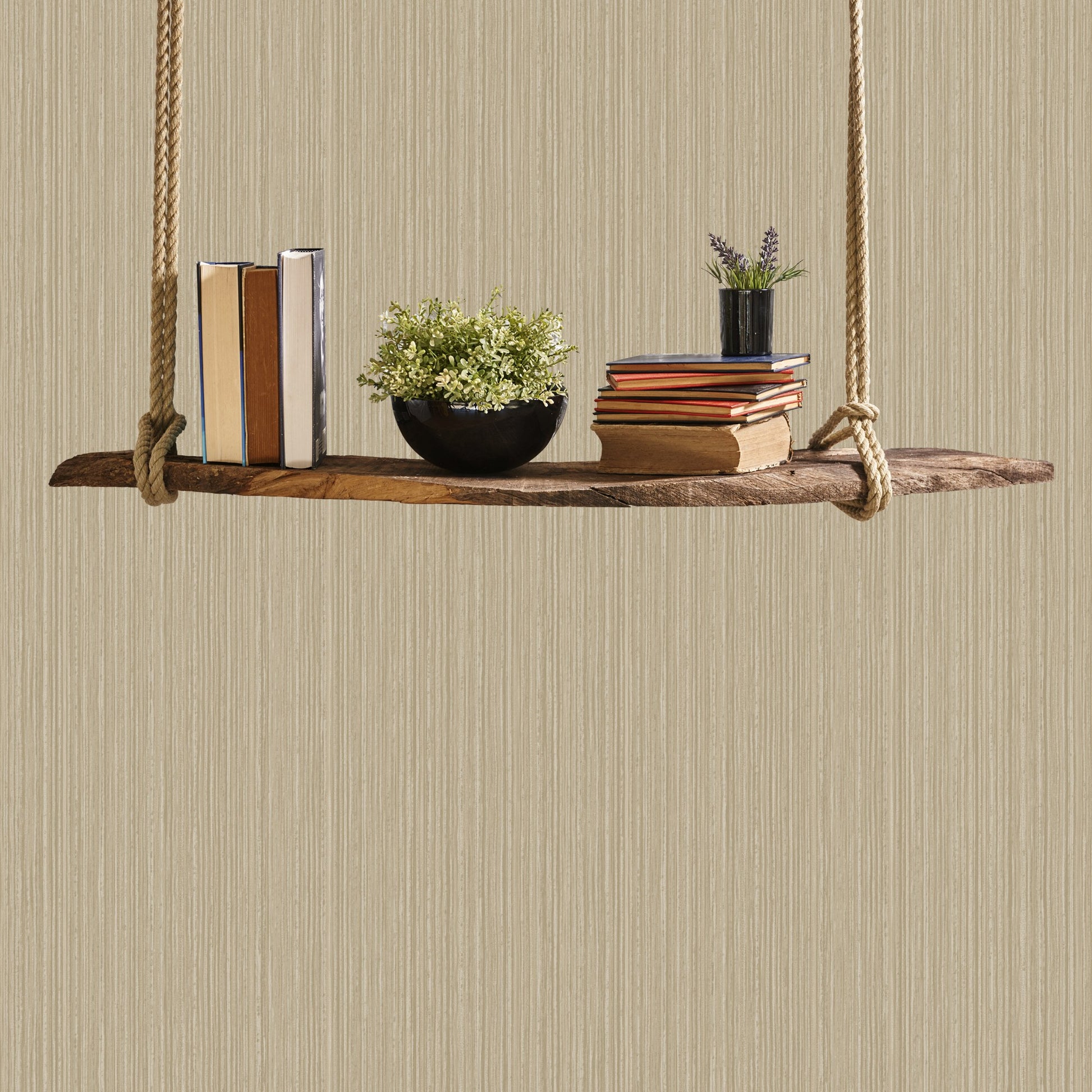Tropical Maison Smoke Jungle Leaf Wallpaper by La Belle Maison