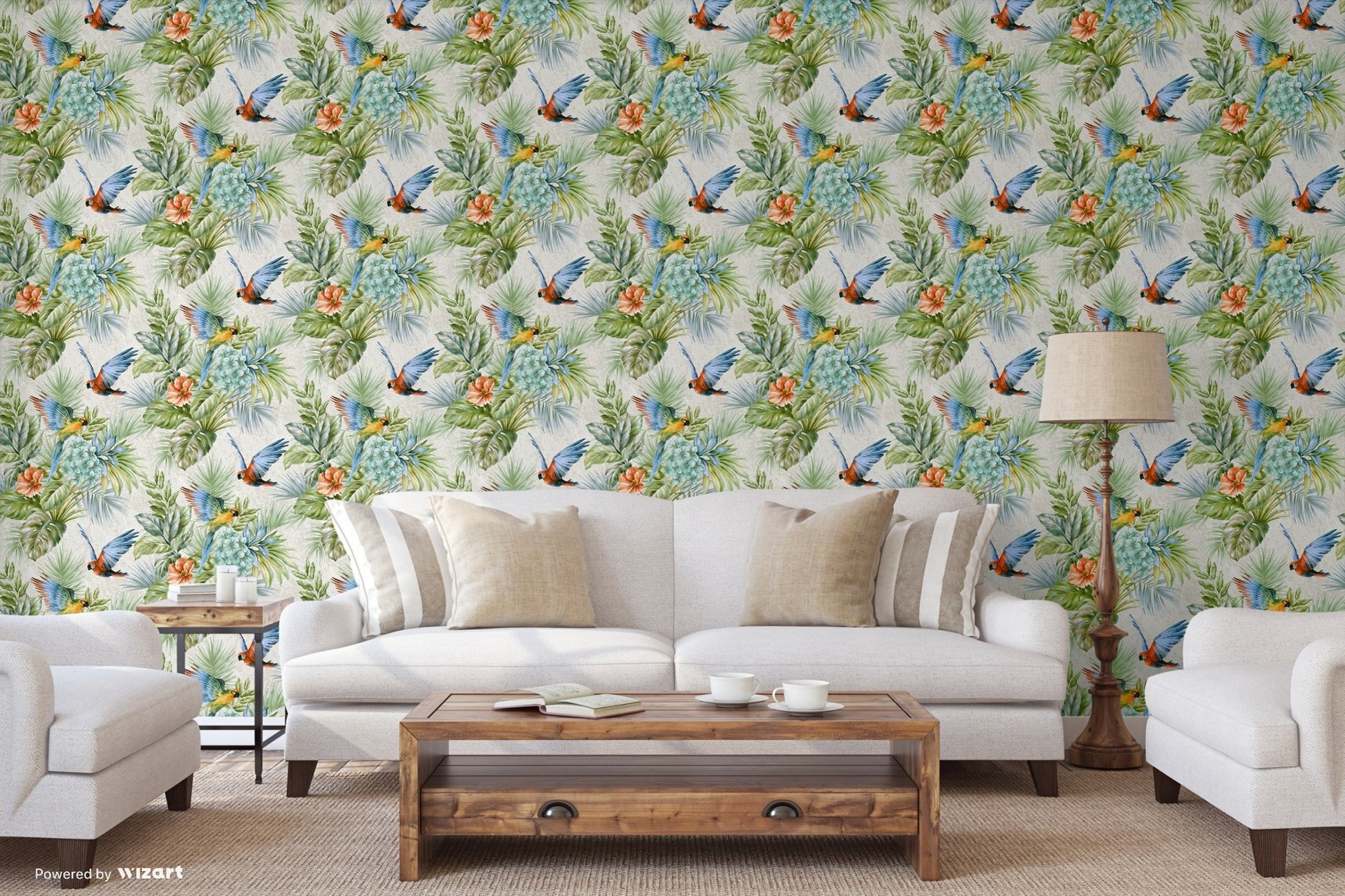 Tropical Maison 9905-3 room wallpaper by La Belle Maison