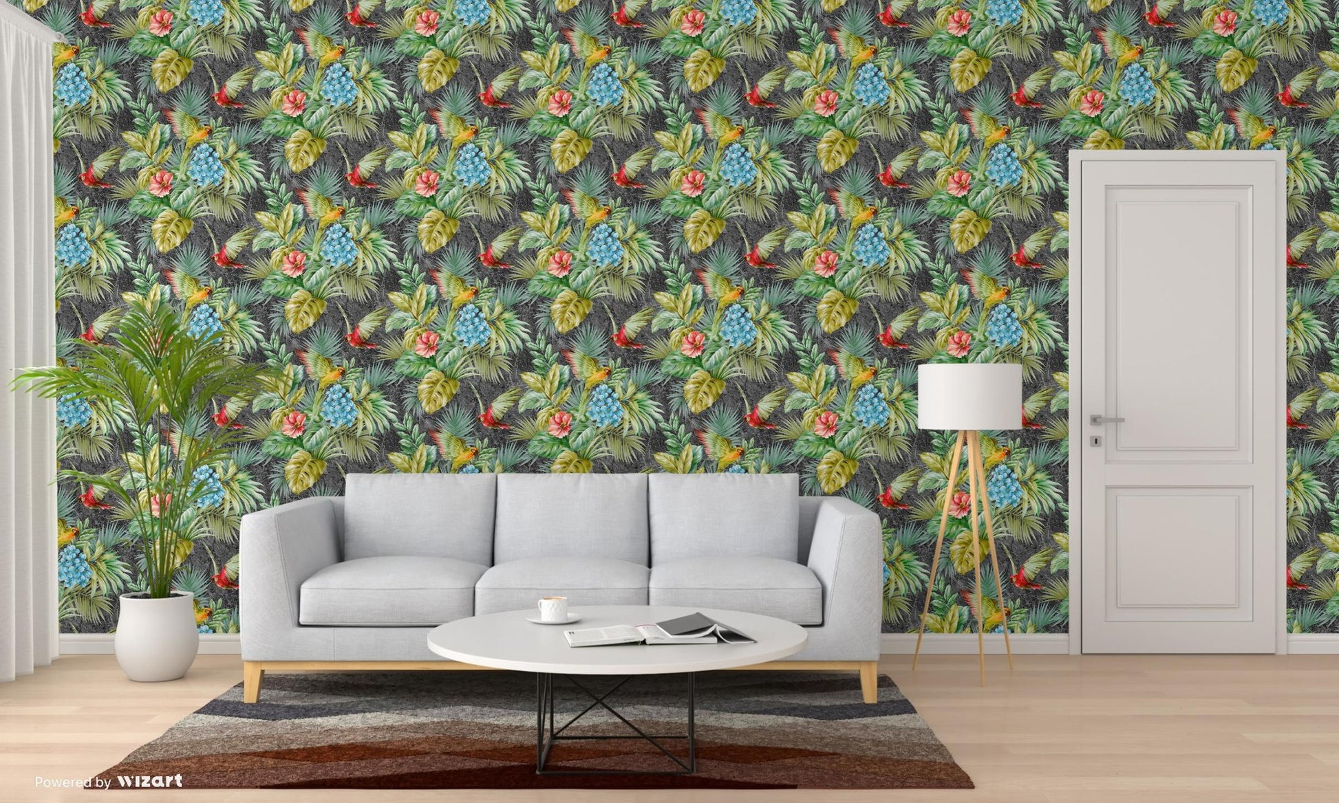 Tropical Maison 9905-4 room wallpaper by La Belle Maison