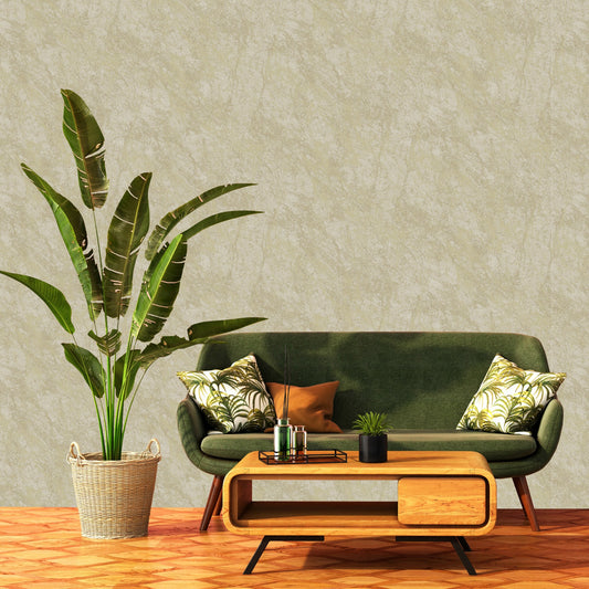 Tropical Maison Dove Grey Tropical Leaf Wallpaper by La Belle Maison