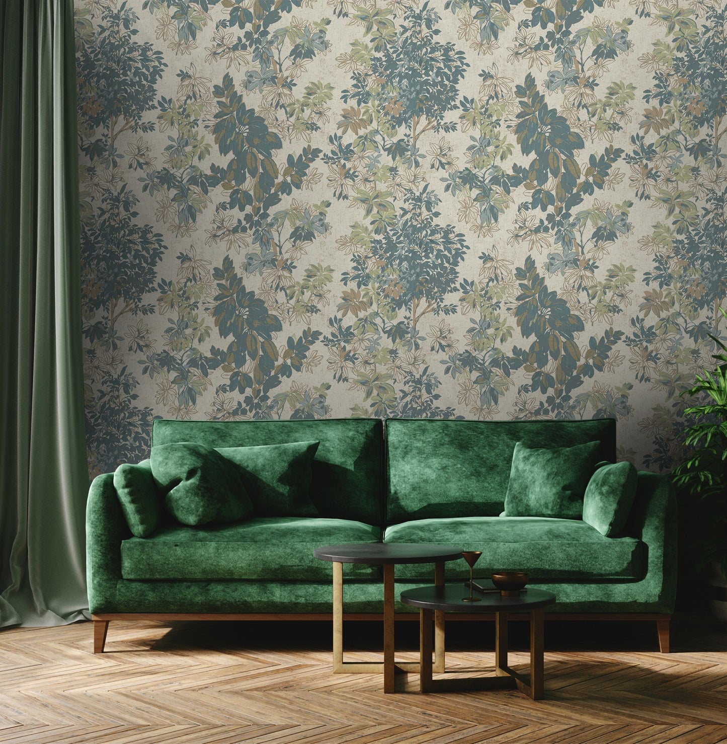 Tropical Maison 9907-3 room wallpaper by La Belle Maison