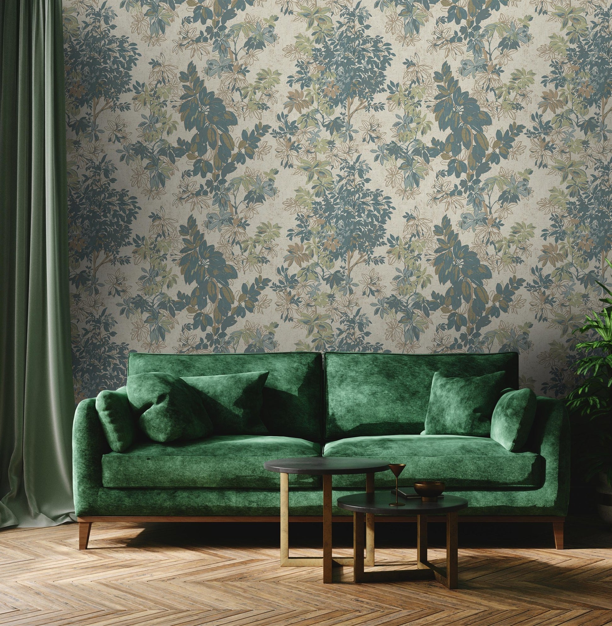 Tropical Maison 9907-3 room wallpaper by La Belle Maison