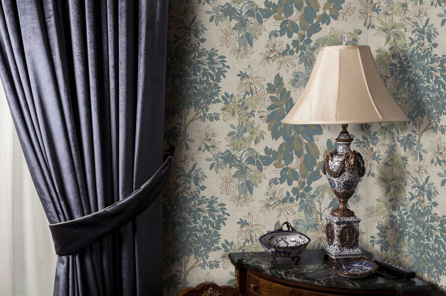 Tropical Maison 9907-3 room wallpaper by La Belle Maison