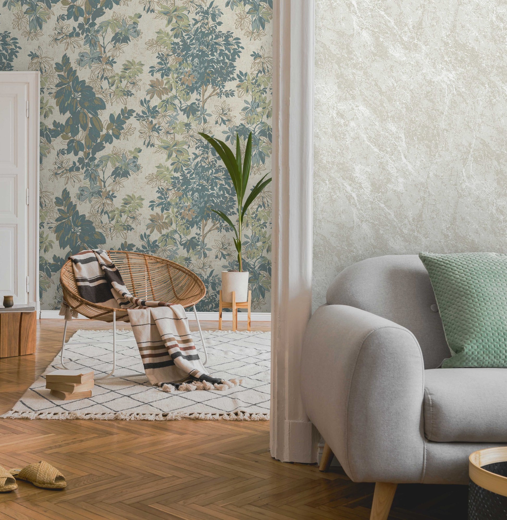 Tropical Maison 9907-3 room wallpaper by La Belle Maison